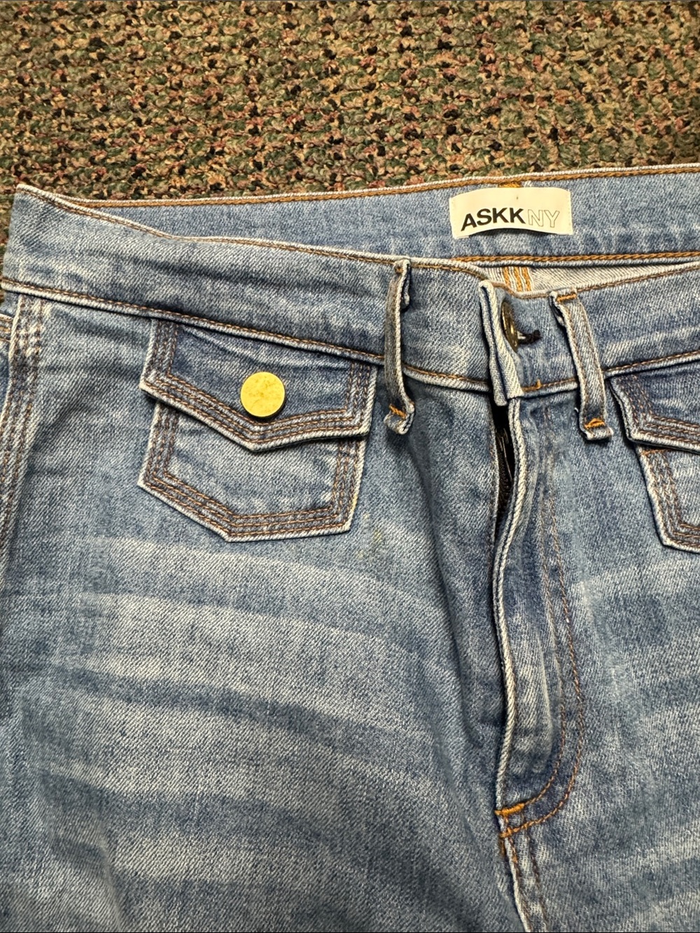 ASKK NY women’s 70s boot galley jeans - Picture 4 of 5